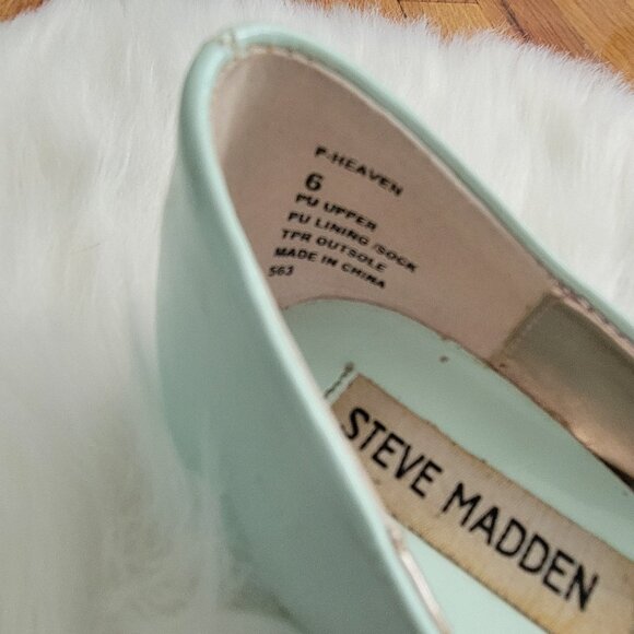 Steve Madden Light Blue Flats - Picture 5 of 7